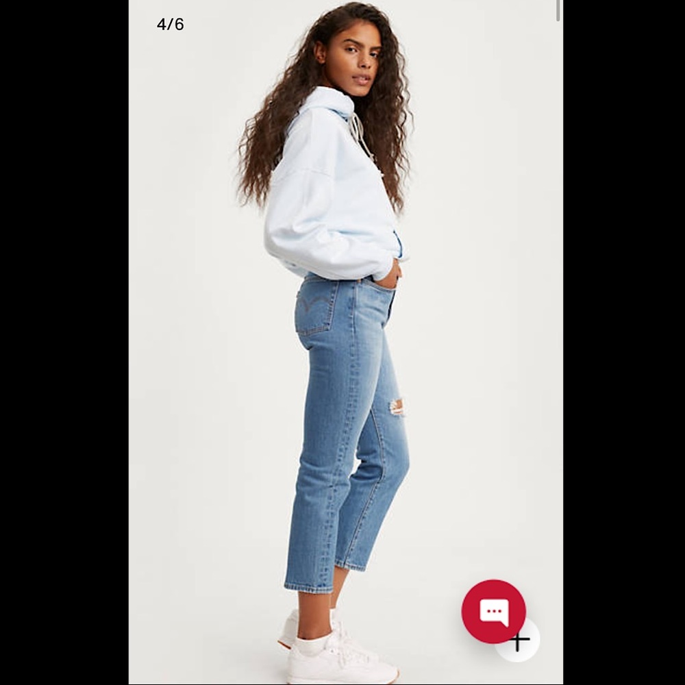 🔥🔥🔥NEW Levi’s Premium Wedgie Fit Straight Jeans - Picture 7 of 13